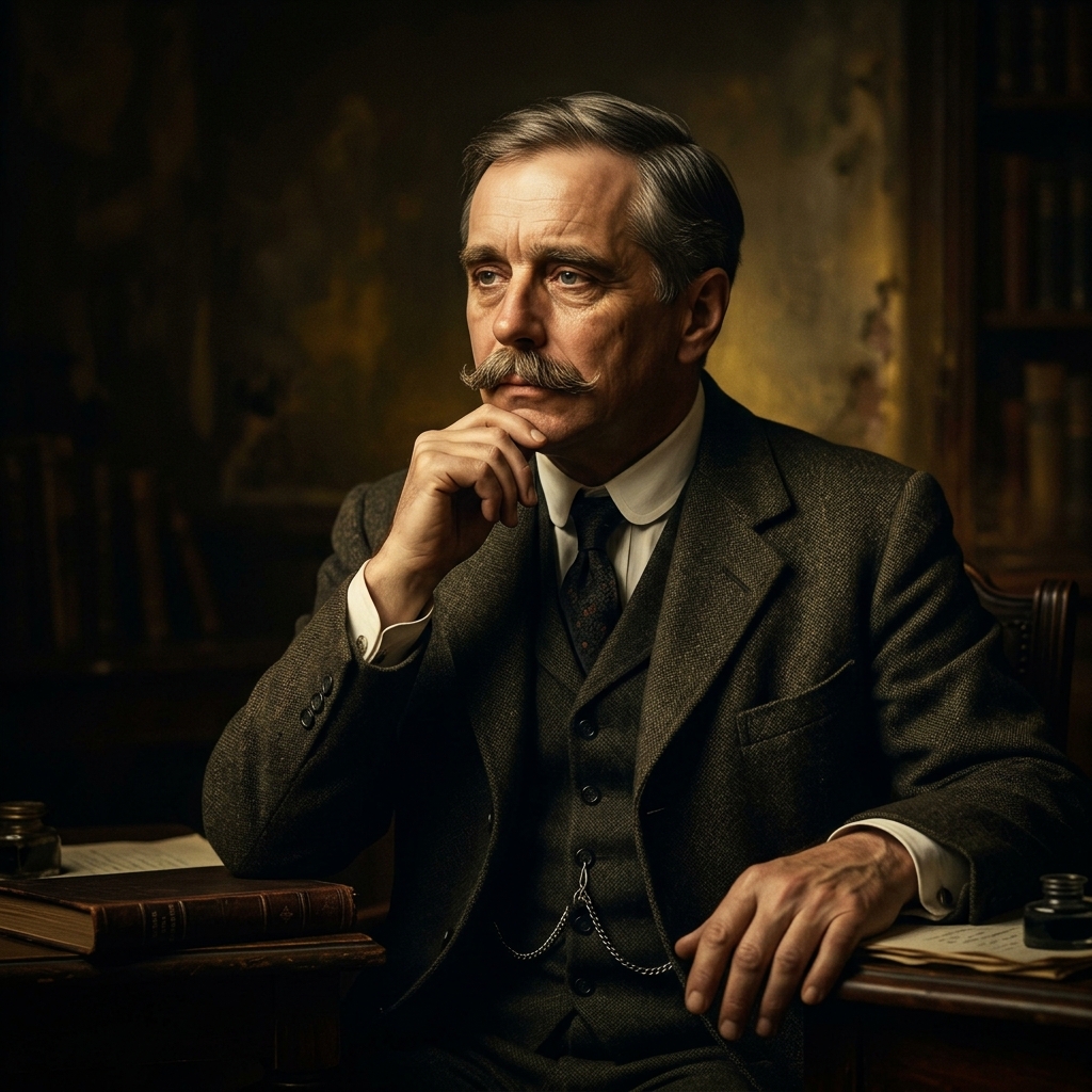 H.G. Wells portrait